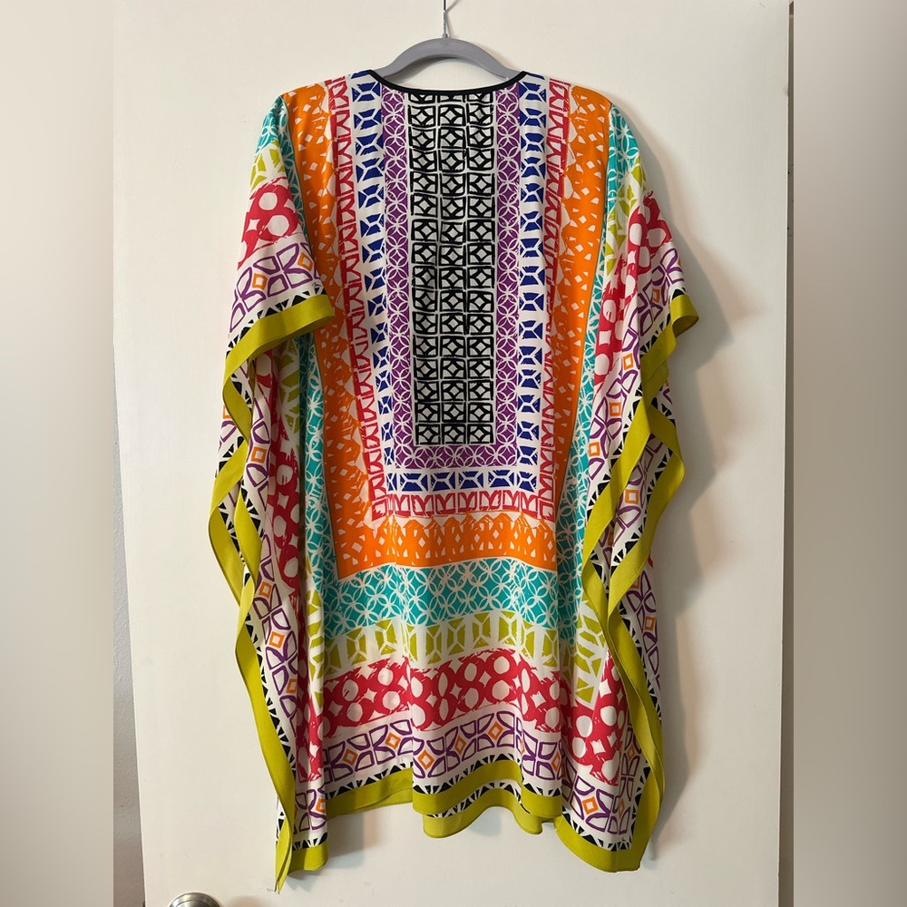 Trina Turk Colorful Geometric Tunic